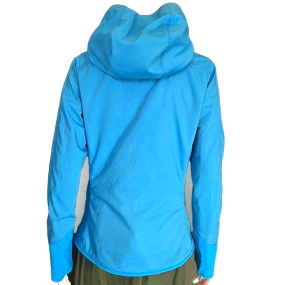 Patagonia Levitation Windbreaker Hooded Jacket Aqua Blue Women's S - Picture 2 of 15